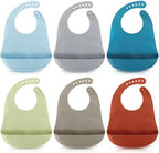 Mepase Silicone Bibs for Baby Waterproof Silicone Bib by Mepase