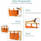 Bseash Bunk Bed Organizer, Bedside Caddy Hanging Bed Organizer Storage Bag 8 - Image 7