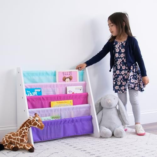 Humble Crew Kids Bookshelf, Montessori Front Facing Toddler Bookcase 4 Tier - Image 2