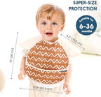 GRSSDER 3-pack Mess Proof Baby Feeding Bibs - Image 3
