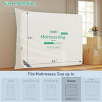 ZCHENBS® - Queen Mattress Bags for Moving, Waterproof Mattress Storage Bag - Image 4