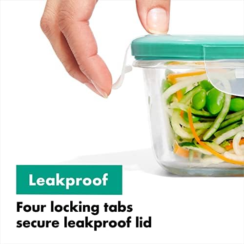 OXO Good Grips 4-Piece Smart Seal Glass Food Storage Container Set - 4 oz - Image 3