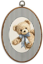 SONMYSULIL Bear Nursery Wall Art Decor, Boys Girls Room Oval Wall Hanging Decor by Unknown