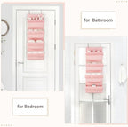 Dahey Over The Door Organizer 4 Pockets Hanging Behind Door Storage - Image 6
