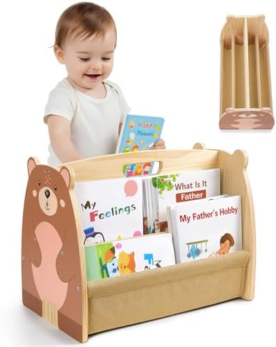 Toddler Bookshelf Double-Sided by Unknown