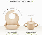 Bufims Silicone Baby Feeding Set, Baby Led Weaning Supplies, Eating Essentials - Image 5