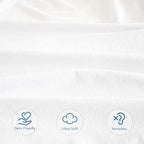 Full Size Mattress Protector Waterproof Mattress Topper Pad Cover Fitted Bed - Image 2