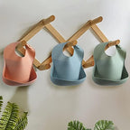 Eascrozn Silicone Bibs for Babies Toddler Set of 3, BPA Free - Image 4