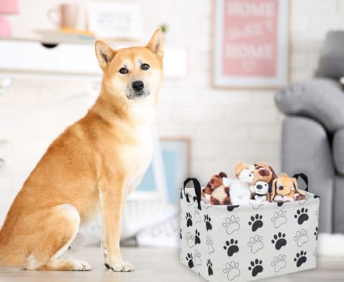 Essme Rectangular Dog Basket, Cute Storage Basket - Image 2