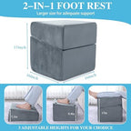 Under Desk Foot Rest, ROYALAY Ergonomic Office Footrest - Image 3