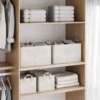 StorageWorks Fabric Storage Bins, Linen Closet Organizers - Image 2