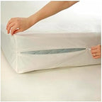 Deluxe Vinyl Zippered Crib Mattress Cover Full Encasement 28" x 52" Standard - Image 2
