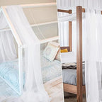 NICETOWN Decorative White Bed Canopies & Drapes - Image 7