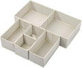 Stero 6 Pack Drawer Organizers for Clothing, Dresser Drawer Organizer Clothes by Stero