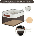 DECOMOMO Storage Bins, Large Fabric Storage Baskets - Image 3