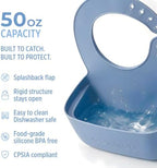 Vomit Bib for Toddlers, Extra-Deep Pocket, Patent Pending - Image 4
