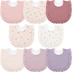 Bearmoss 8 Pack Muslin Baby Bibs by Bearmoss