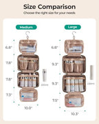 BAGSMART Toiletry Bag Hanging Travel Makeup Organizer - Image 6