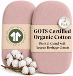 2-Pack GOTS 100% Organic Cotton Bassinet Sheets by Purityfromthefirstsleep