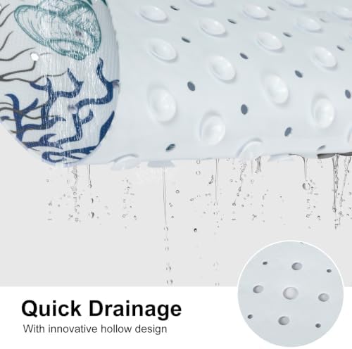 Square Shower Mat Non Slip 21x21 Inch - Image 6