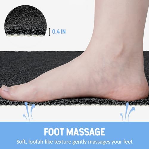 Hargiis Non-Slip Bathtub Mat, Anti Slip Shower Mat, Fast Drying Bathtub Mats - Image 4