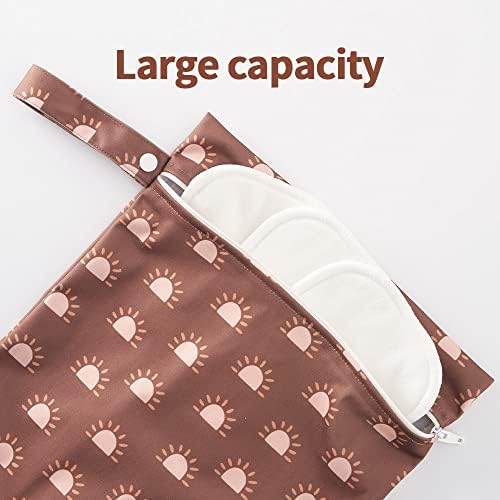 Happy Flute 3 Set Wet Bag Storage Bag Waterproof Washable - Image 5