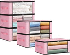 Fab totes 35L Closet Organizers, Foldable Under Bed Storage Containers by Fabtotes