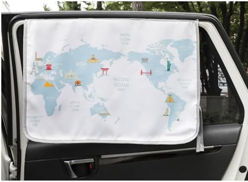 Magnetic Car Sun Shade Curtain for Side Window – Sun Blocker and UV Protector - Image 2