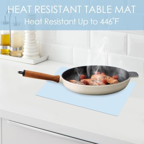 11.8''x15.75'' Silicone Mats, Food Grade Silicone Pad Table Mat - Image 6