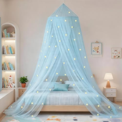 Bed Canopy for Girls Mosquito Net, Princess Bed Canopy for Girls Room Decor by Eimilaly