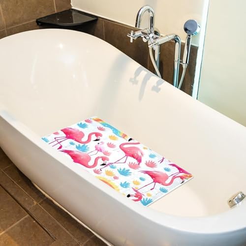Shower Mat Bathtub Mat, 26.8x15.1 inch, Non-Slip Bath Mat - Image 5