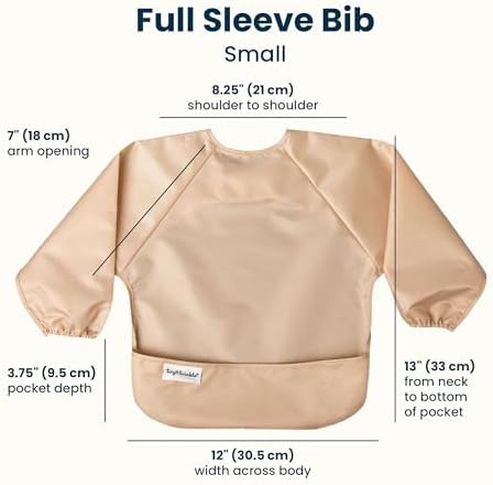 Tiny Twinkle Long Sleeve Bib for Babies & Toddlers | 2-Pack Waterproof Smock - Image 5