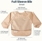 Tiny Twinkle Long Sleeve Bib for Babies & Toddlers | 2-Pack Waterproof Smock - Image 5