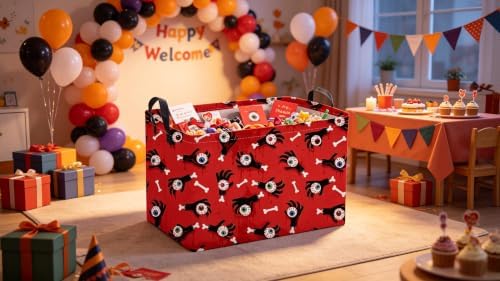 Sanjiaofeng Rectangular Halloween Ghost Hand Storage Basket, Trick or Treat - Image 2