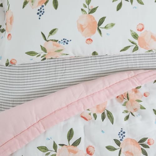 Little Unicorn Toddler Bedding 3-Piece Set | Includes Comforter, Crib Sheet & - Image 4