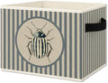 Boy Nursery Beetle Bug Foldable Storage Bins Box by Unknown