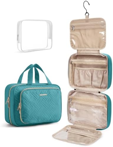 BAGSMART Toiletry Bag Hanging Travel Makeup Organizer by BAGSMART