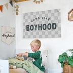 Lacama Long Live Boyhood Boys Room Decor, Boy Nursery Decor, Canvas Banner Wall - Image 3