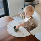 mushie Silicone Baby Bib | Adjustable Fit Waterproof Bibs - Image 4