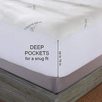 Twin Mattress Protector by PURE BAMBOO, Waterproof - Image 2