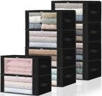HomeHacks 10-Pack Clothes Organizer Storage Bags, 35L Storage Bins by HomeHacks