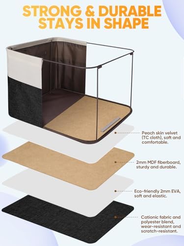 BALEINE 1 Pack Fabric Closet Storage Bins - Image 3