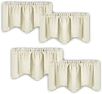NICETOWN 4 Panels Blackout Curtain Valances by NICETOWN