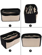 LEXSION Felt Purse Organizer Insert, Tote Bag Shaper Dividers - Image 3