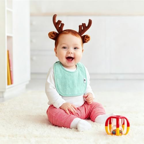 SPINFOX Waterproof Baby Bibs Unisex Infant Drool Feeding Teething - Image 4