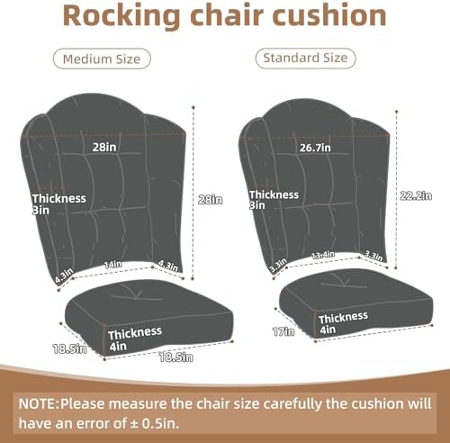 Wingback Rocking Chair cushion - Image 3