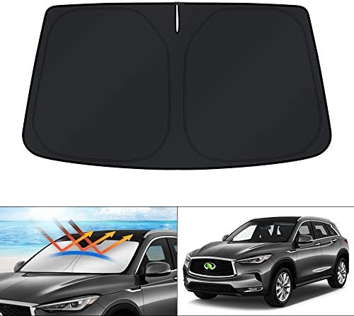 KUST Windshield Sun Shade for 2019-2021 Infiniti QX50 & 2021-2025 2026 QX55 by KUST