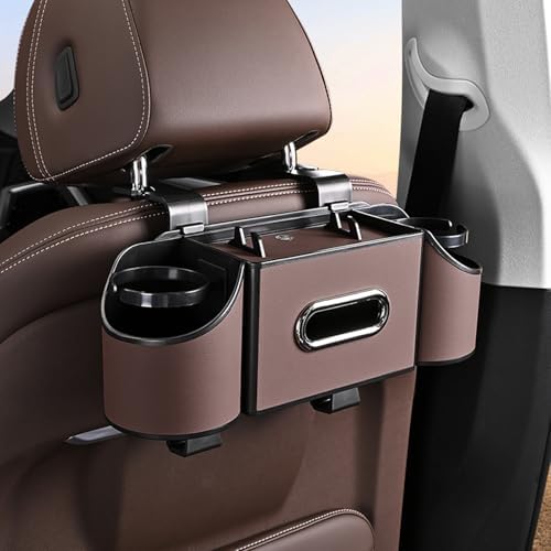 Back Seat Car Organizer, 4 in 1 Multifunctional Car Back Seat Storage Box by Joezhe