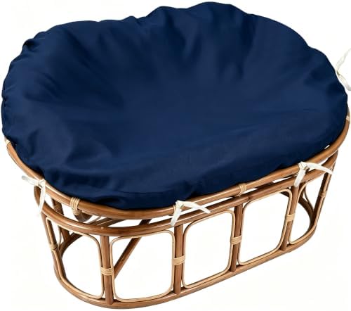 Double Papasan Cushion Cover, 67x47in Outdoor Papasan Chair Cushion Covers by Sqodok