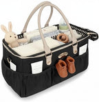DOKUS & CO Luxe Diaper Caddy Organizer, Extra Large Collapsible Nursery Storage by DokusCo